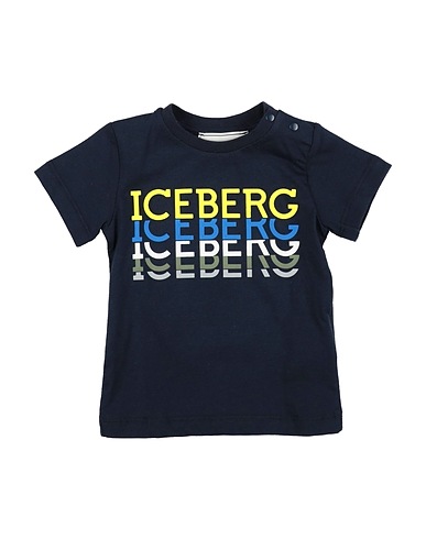 ICEBERG T-shirt Midnight blue 100% Cotton