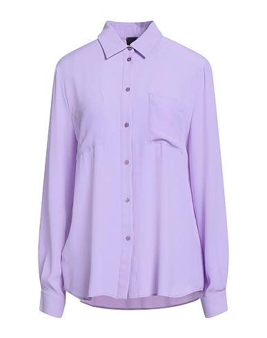 PINKO Camicie e bluse tinta unita Lilla 70% Acetato, 30% Seta
