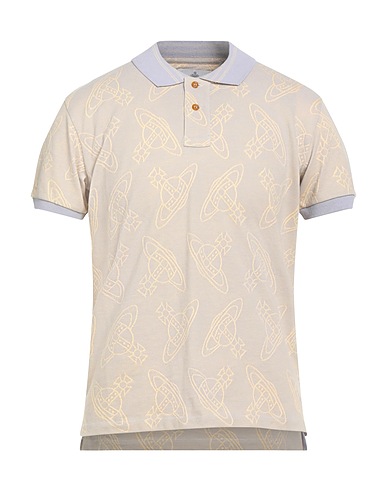 VIVIENNE WESTWOOD Polo shirt Beige 100% Cotton
