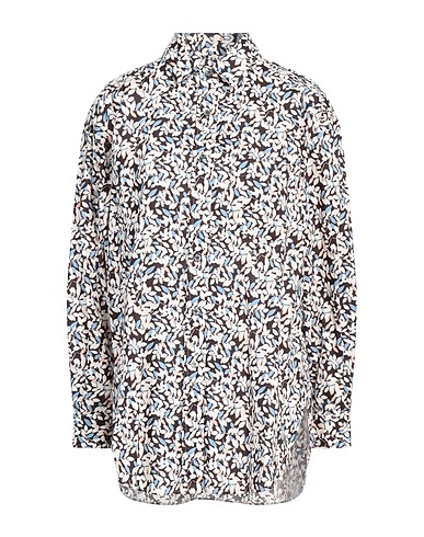 CLOSED 플로럴 모티브 셔츠 & 블라우스 블랙 100% 오가닉 코튼