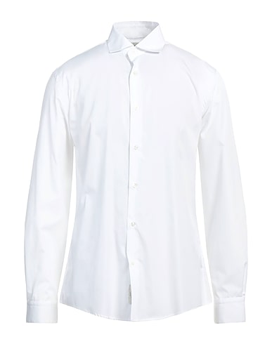 LIU •JO MAN Solid colour shirt White 100% Cotton