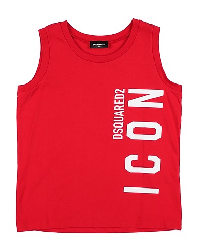 DSQUARED2 Canotta ICON Rosso 100% Cotone