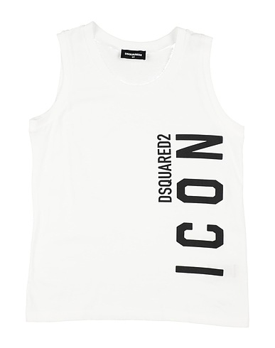 DSQUARED2 Débardeur ICON Blanc 100% Coton