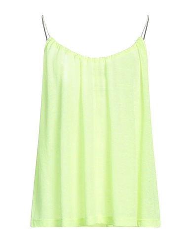 FORTE_FORTE Top Gelb 49% Leinen, 24% Viskose, 18% Polyester, 9% Polyamid