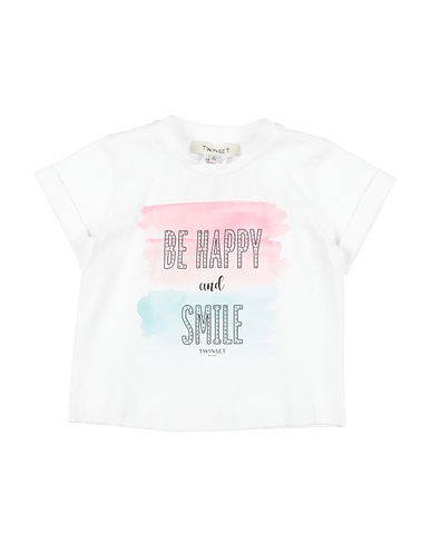 TWINSET T-shirt White 95% Cotton, 5% Elastane