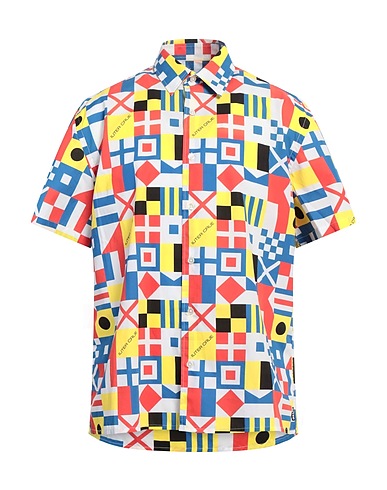 IUTER Patterned shirt Yellow 100% Cotton
