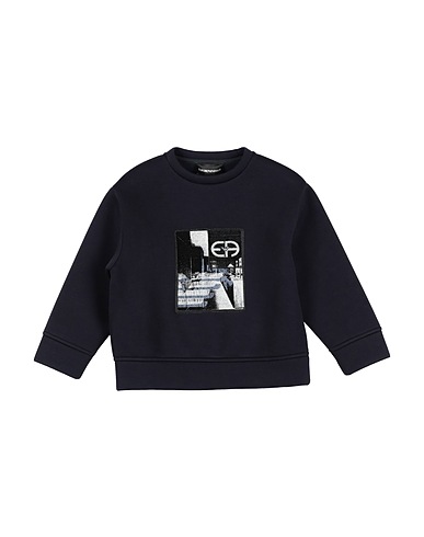 EMPORIO ARMANI Sweatshirt Midnight blue 100% Modal