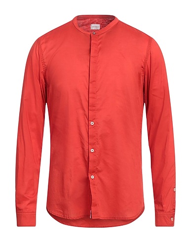 OFFICINA 36 Camicia tinta unita Ruggine 100% Cotone