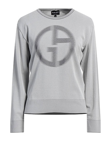 GIORGIO ARMANI T-shirt Light grey 83% Viscose, 17% Polyester