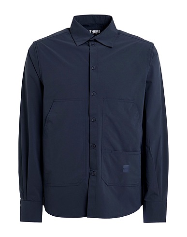 OUTHERE Solid colour shirt Midnight blue 100% Polyester