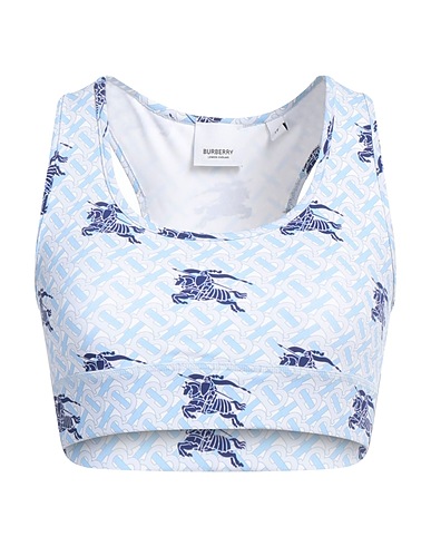 BURBERRY Top Sky blue 59% Polyamide, 41% Elastane