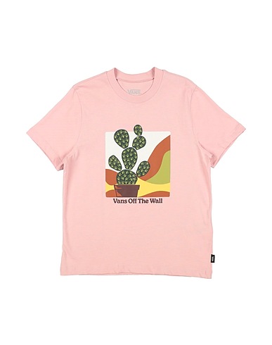 VANS T-shirt BABY CACTUS BFF
 Rosa 100% Cotone