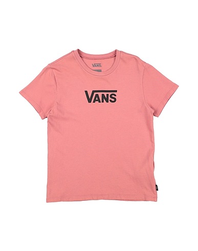 VANS T-shirt GIRLS PIGMENT DYE CREW
 Antique rose 100% Cotton