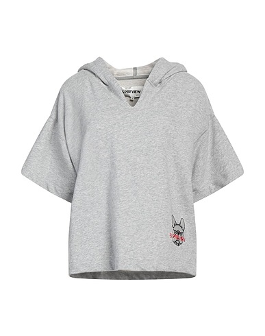 5PREVIEW Hoodie Hellgrau 80% Baumwolle, 20% Polyester