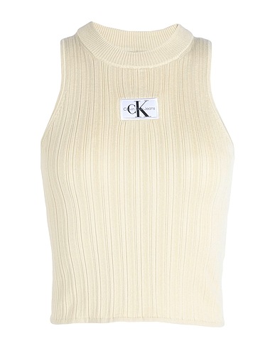 CALVIN KLEIN JEANS Top Sage green 78% Tencel™ Lyocell, 22% Polyamide