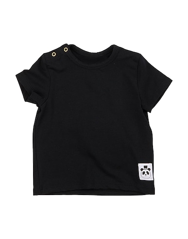 MINI RODINI T-shirt NERO 95% Lyocell, 5% Elastane