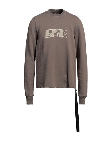 DRKSHDW by RICK OWENS Sweatshirt Khaki 100% Organic cotton