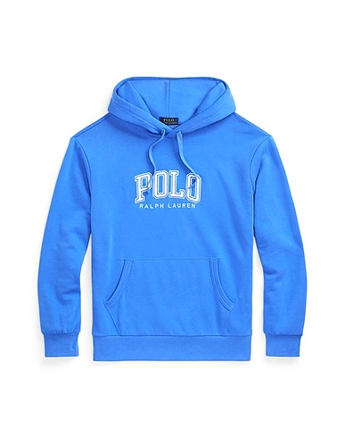 POLO RALPH LAUREN Hooded sweatshirt LOGO FLEECE HOODIE 
 Azure 66% Cotton, 34% Polyester