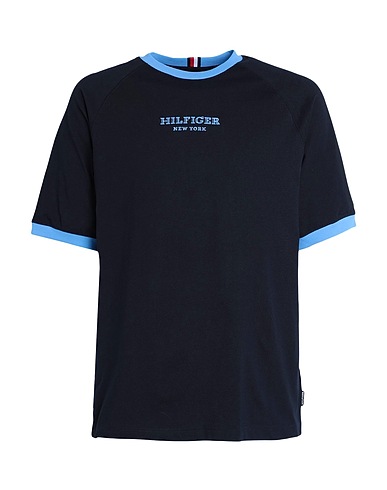 TOMMY HILFIGER T-shirt Blu navy 100% Cotone