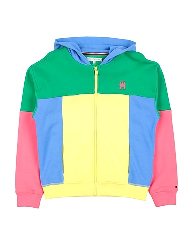 TOMMY HILFIGER Hooded track jacket  Yellow 100% Cotton