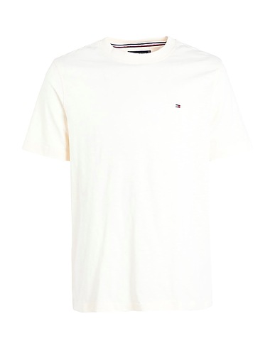TOMMY HILFIGER ベーシックTシャツ オフホワイト コットン 100%