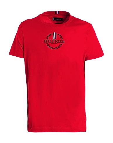 TOMMY HILFIGER T-shirt Red 100% Cotton
