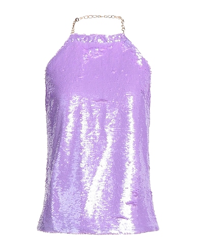 SILVIAN HEACH Top Mauve 93% Polyester, 7% Elastane, Metal