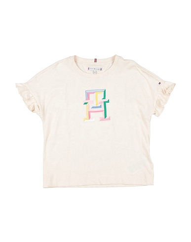 TOMMY HILFIGER T-shirt Beige 100% Cotton