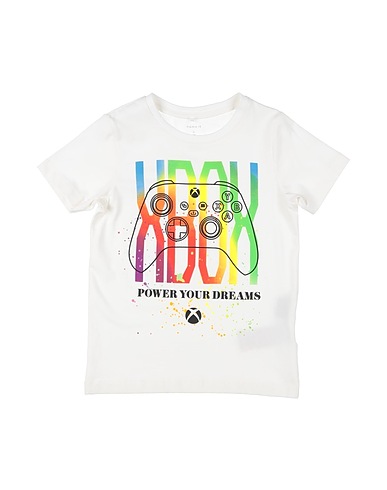 NAME IT® T-shirt White 95% Organic cotton, 5% Elastane