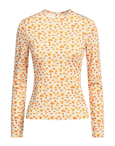 BURBERRY T-shirt Orange 84% Polyester, 16% Elastane