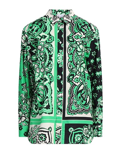 REDValentino Camicie e bluse a fiori Verde 100% Cotone