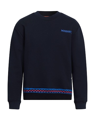 MISSONI Sweatshirt Midnight blue 100% Cotton