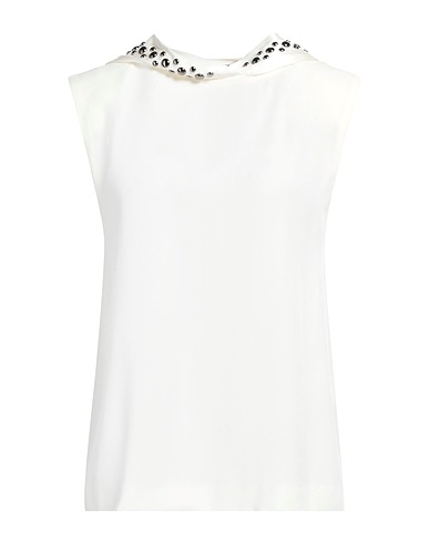 ICEBERG Top 82% Acetate, 18% Viscose, Aluminium