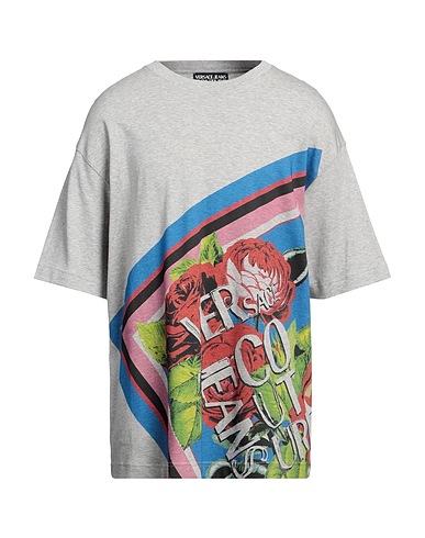 VERSACE JEANS COUTURE Oversize-T-Shirt Light grey 100% Cotton