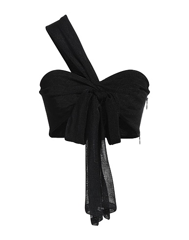 GIORGIO ARMANI Top Nero 72% Viscosa, 28% Poliestere