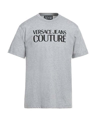VERSACE JEANS COUTURE T-shirt Grey 100% Cotton