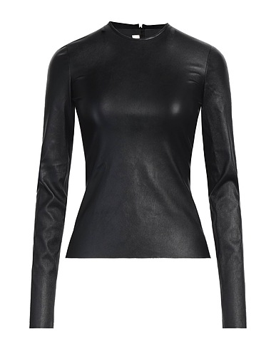 VALENTINO GARAVANI Top Black 100% Lambskin