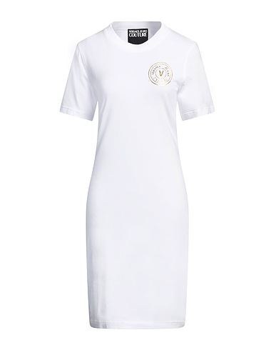 VERSACE JEANS COUTURE Short dress 95% Cotton, 5% Elastane