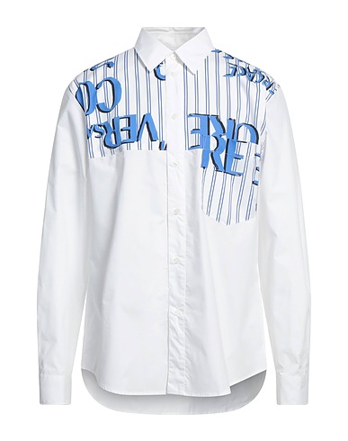 VERSACE JEANS COUTURE Striped shirt White 100% Cotton