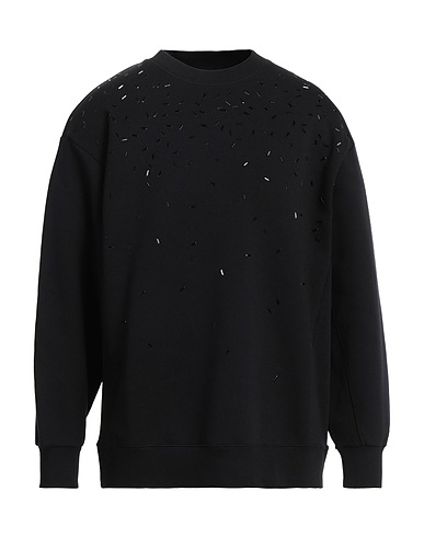 EMPORIO ARMANI Sweatshirt Black 85% Cotton, 15% Polyester, Elastane