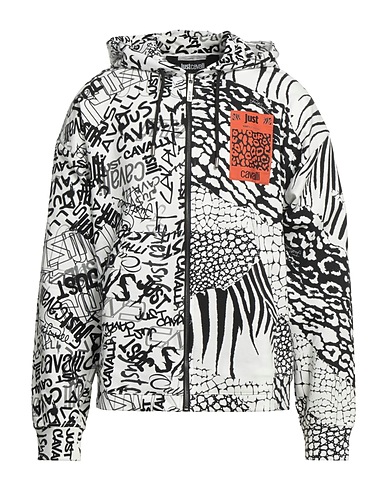 JUST CAVALLI Hoodie Weiß 100% Baumwolle