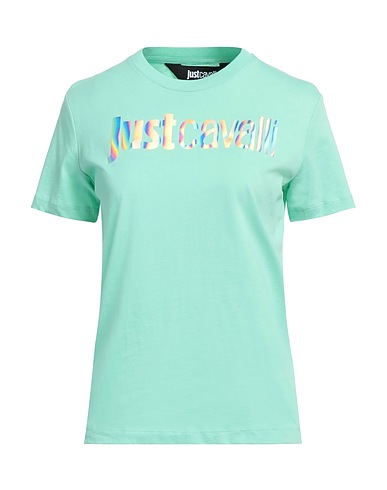 JUST CAVALLI T-shirt Light green 100% Cotton