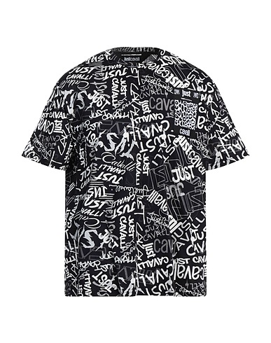 JUST CAVALLI T-shirt Black 100% Cotton