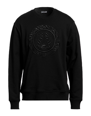 JUST CAVALLI Sweatshirt Black 100% Cotton