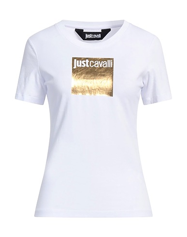 JUST CAVALLI T-shirt Bianco 95% Cotone, 5% Elastan