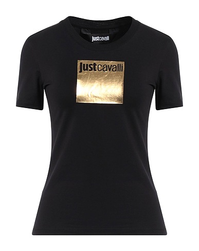 JUST CAVALLI T-shirt Nero 95% Cotone, 5% Elastan