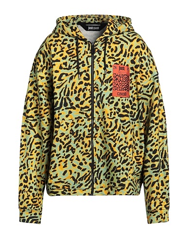 JUST CAVALLI Hooded sweatshirt VERDE CHIARO 100% Cotton