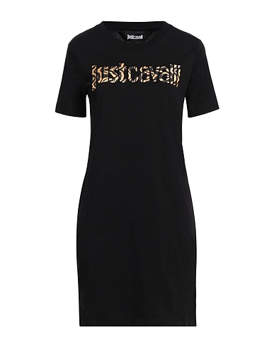 JUST CAVALLI Short dress Black 100% Cotton