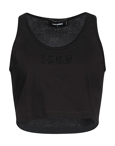 DSQUARED2 Top Black 100% Cotton