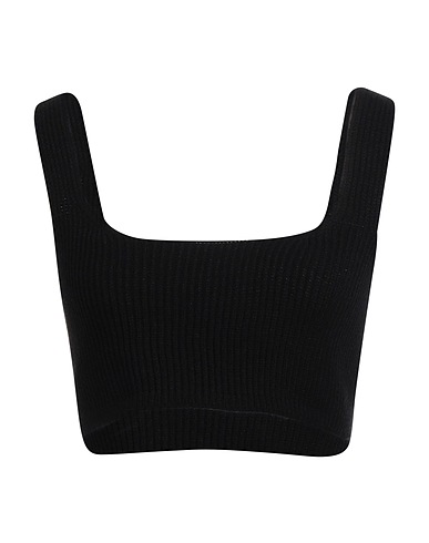 A PAPER KID Top Black 52% Viscose, 26% Polyester, 22% Polyamide
